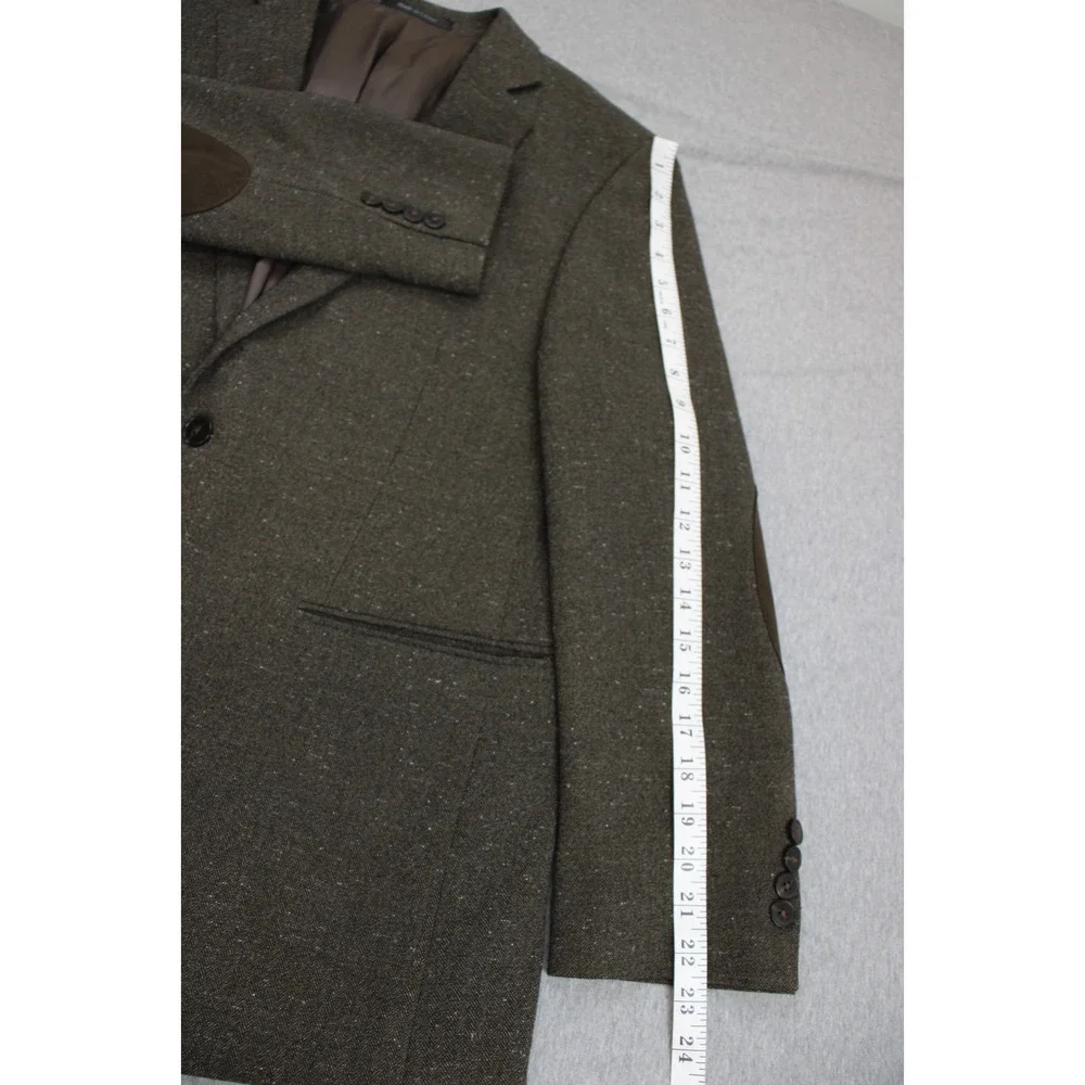 Calvin Klein Blazer Mens 40S Brown Extreme Slim‎ Fit 2 Button Single Breasted